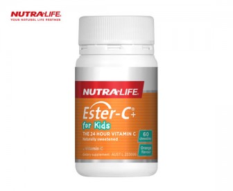 Nutralife 纽乐 儿童活性酯化维他命C咀嚼片 60片 Nutralife 纽乐 儿童活性酯化维他命C咀嚼片 60片